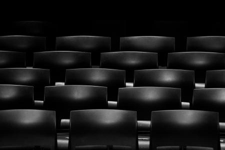 黑色, 剧场, 座位, 座位, 电影, 椅子, 在行