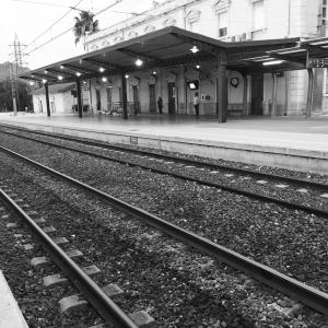 火车站, 黑色和白色, 旅程, 铁路, 车站, 旅行, 铁路