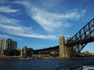 悉尼海港大桥, 天空, 桥梁, 海港, 悉尼, 澳大利亚, 城市
