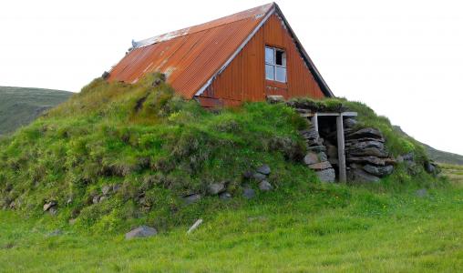 小木屋, 冰岛, 废墟