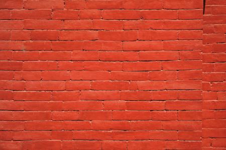 红色, 砖, 纹理, 墙上, 房子, 墙面砖, 建筑