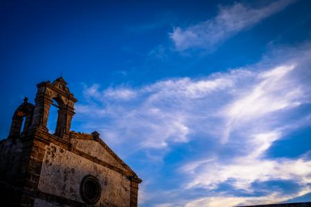 教会, 圣保罗圣弗朗西斯教堂, 云彩, 意大利, marzamemi, 天空, 建筑