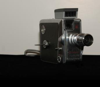 古董, 相机, 前面, 重点, 奥运, k-33, 8毫米