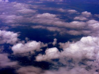 云计算, 天空, 白天, 蓝色, 的阴霾, 海拔高度, 自然