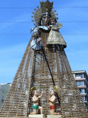 失败, 圣女 desamparados, 提供 faller, 雕像, 建筑