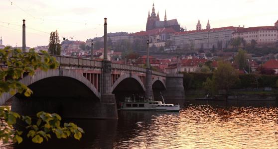 布拉格, 布拉格城堡, 城市, 城堡, 捷克共和国, 河, 伏尔塔瓦河