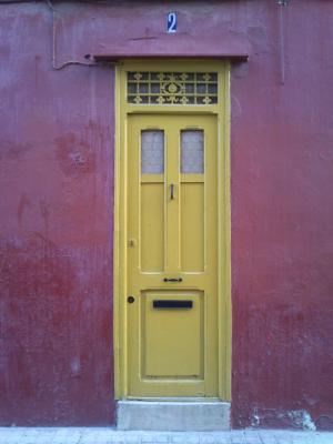 门, 建筑, 年份, 颜色, 红色, 立面, 老
