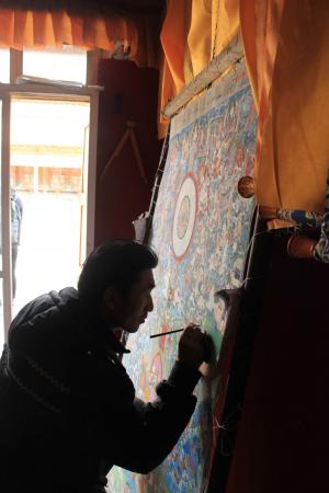 唐, 在藏族地区, 艺术家