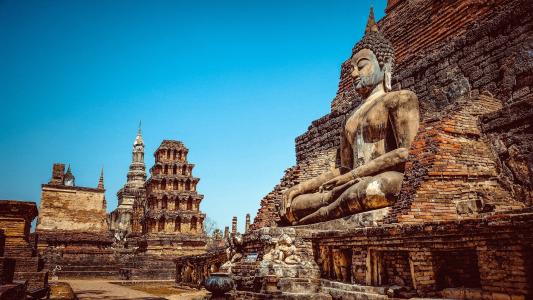 泰国, 佛, 佛教, 亚洲, 宗教, 雕像, 寺