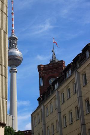 柏林, 广播电视塔, 红色市政厅, 具有里程碑意义, 感兴趣的地方, 无线电塔, 城市