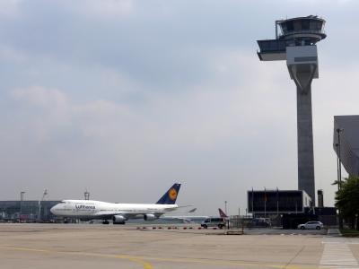 汉莎航空, 塔, 空中交通管制, 机场, 法兰克福, 飞机, 商用飞机