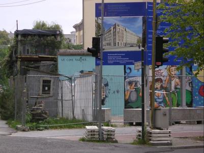 柏林墙, 片段, 栅栏, 墙上, 多彩, 柏林, 德国