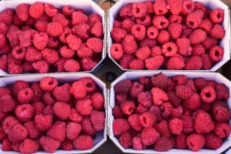 覆盆子, 浆果, 水果, 红色, 水果, 水果 rbchen, 市场