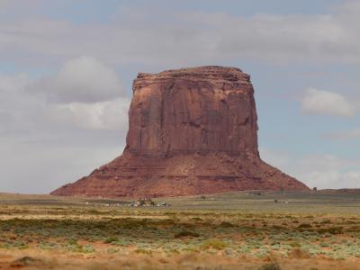 梅里克山丘, 纪念碑谷, kayenta, 亚利桑那州, 美国, 山