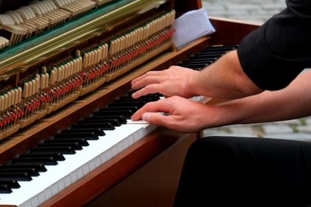 弹钢琴, 音乐家, 文书, 音乐, 钥匙, 旋律, 手的态度