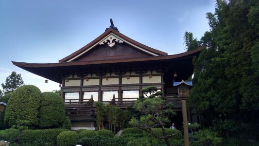 日本, 建筑, 房子, 建设, 寺, 屋顶, epcot