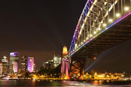 建筑, 澳大利亚, 桥梁, 建筑, 业务, 城市, 城市的灯光