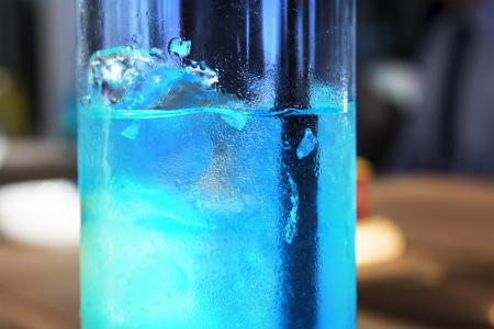 蓝色, 鸡尾酒, 酒精, 饮料, 热带, 玻璃, 夏季