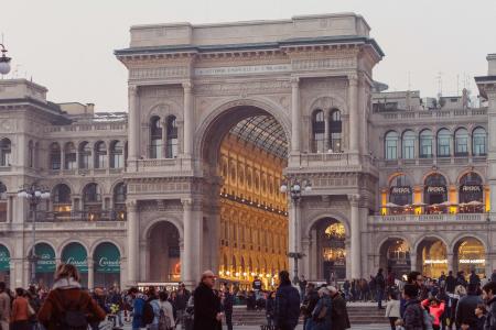 城市, 维托里奥 · 埃莱二世拱廊, 画廊, 历史建筑, 意大利, 拱, 旅游目的地