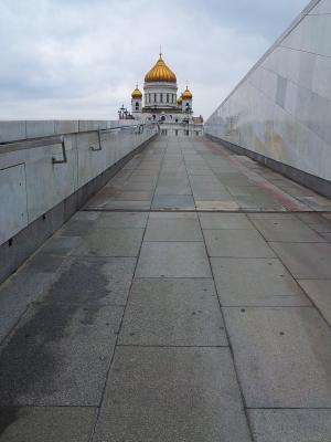 莫斯科, 基督救世主大教堂, 大教堂, 道路, 建筑, 圆顶, 宗教