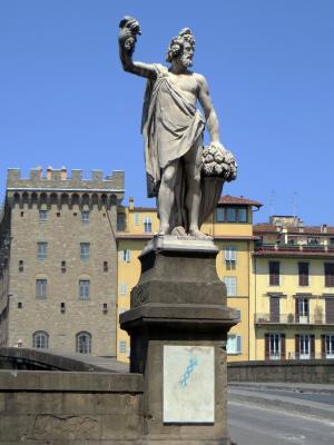 意大利, 托斯卡纳, 弗洛伦斯, frescobaldi 广场, 雕像, 建筑
