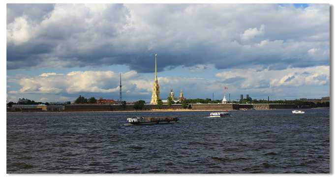俄罗斯涅瓦河两岸光景图片