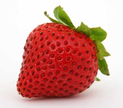 一颗熟透的草莓图片
