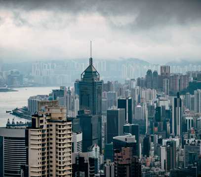 大厦高楼茂密林立的香港图片