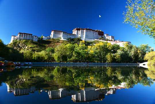 西藏布达拉宫光景图片