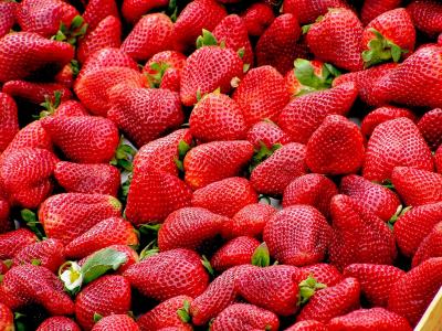鲜美红嫩的草莓